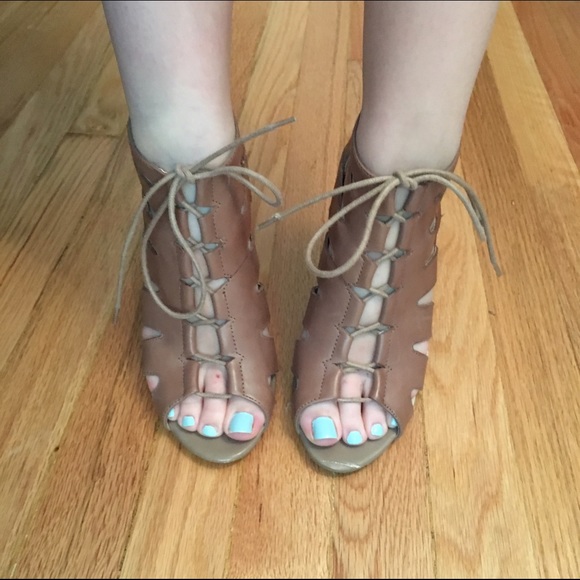 BCBG Lace up Heels - Picture 3 of 3